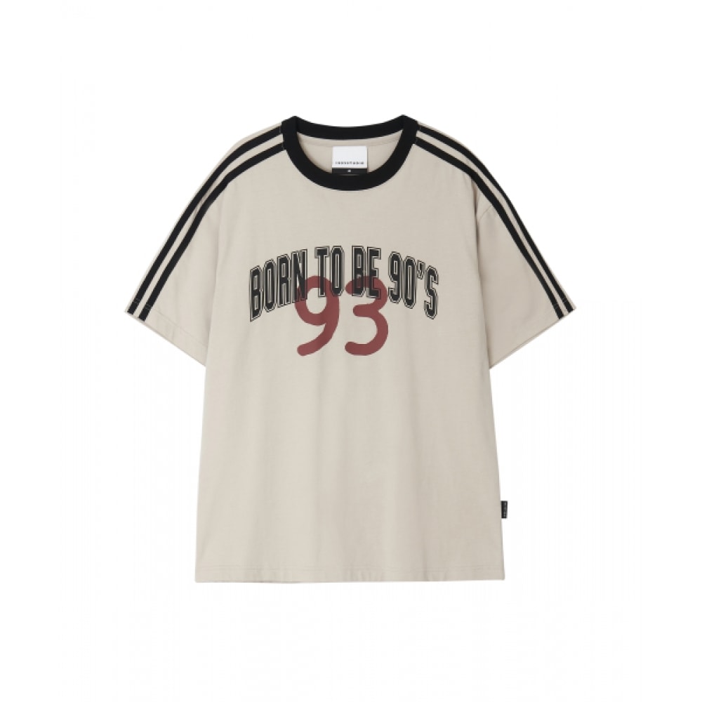 1993年のスタジオ 90年代アーチトラック Tシャツ_ベージュ