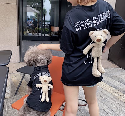 Qoo10] 犬の服 ペットとお揃いTシャツ ペット親 : 犬用品