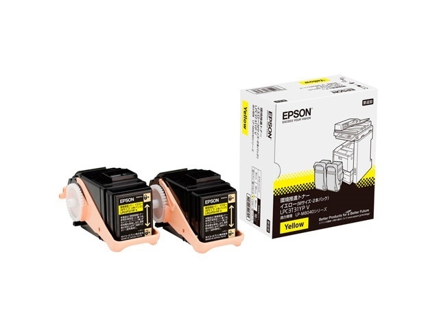 純正 環境推進トナー イエロー Mサイズ 6500ページ 2本パック LPC3T31YPV