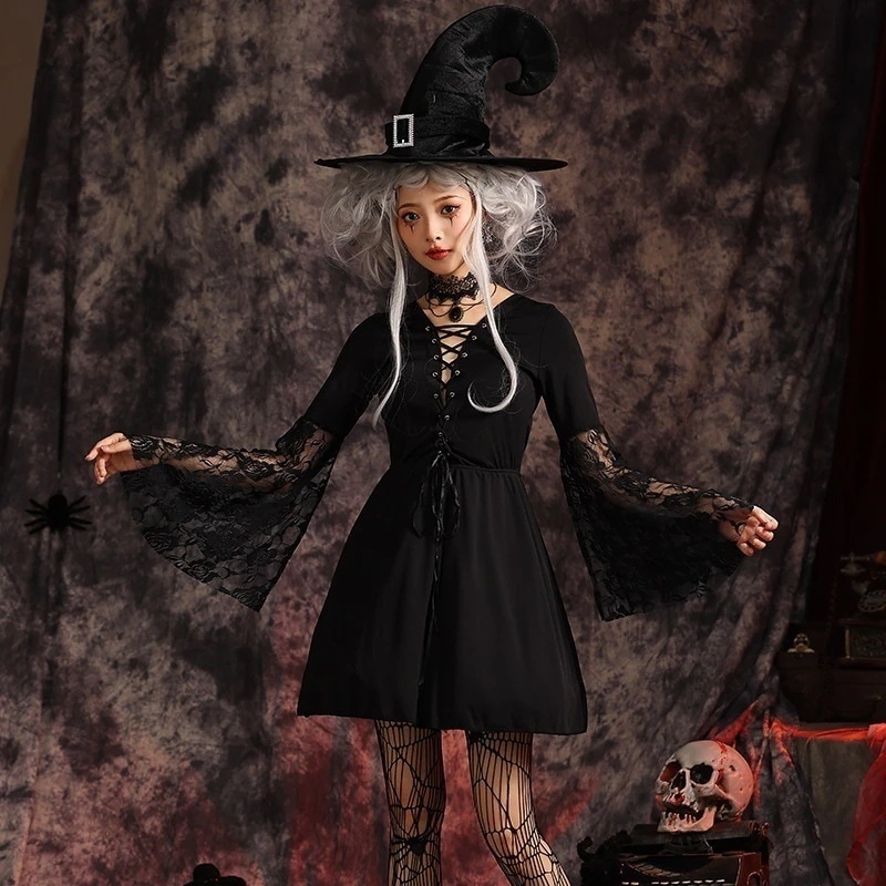 サンタコスプレ 暗い ゴシック30%までに制限 ロリータ 悪魔 魔女服 2024 新作 ハロウイン