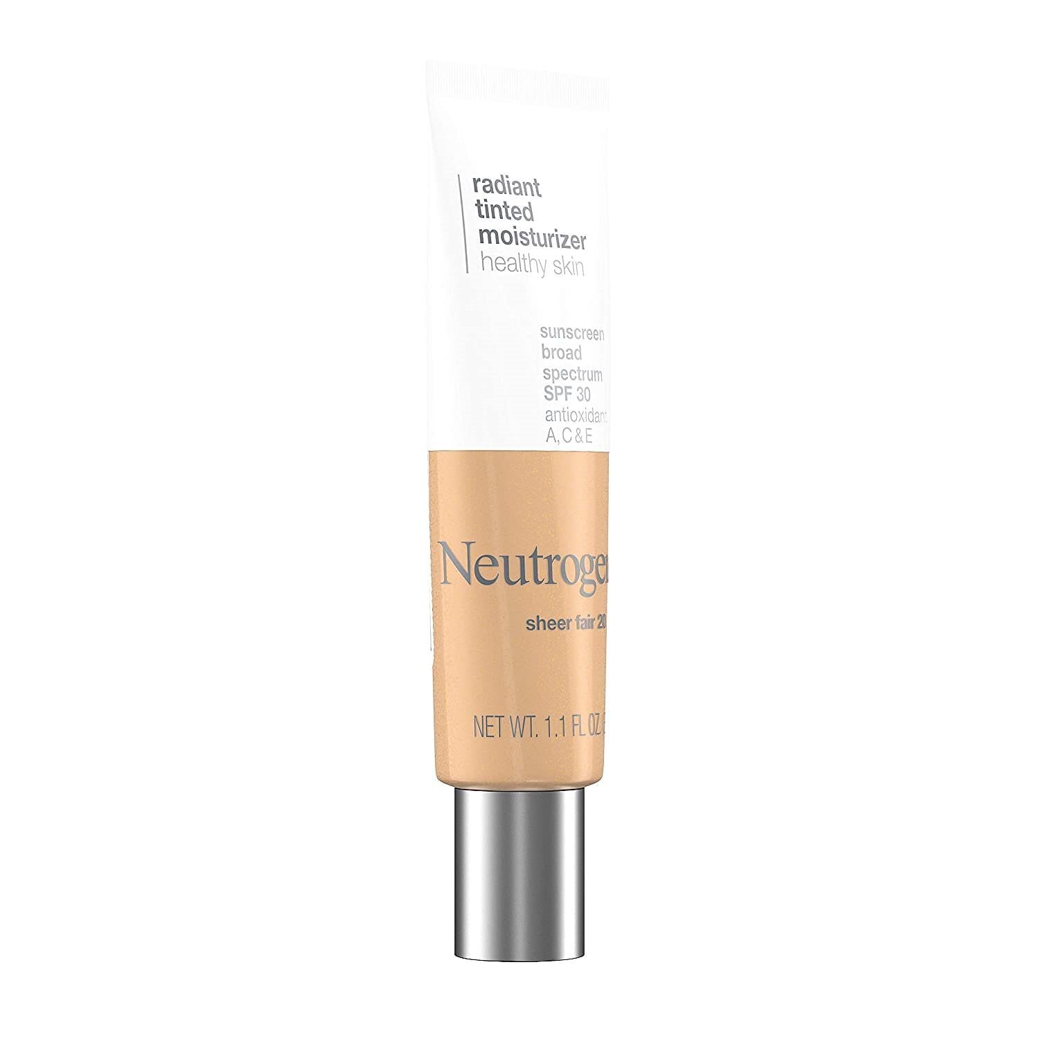 ニュートロゲナHealthy Skin Radiant Tinted顔用保湿剤(広スペクトルSPF3