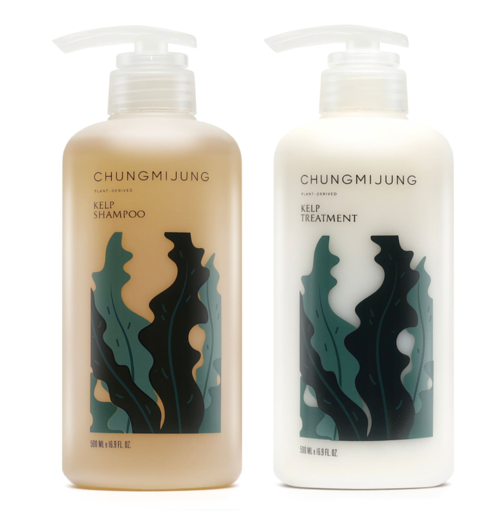 [1位 昆布シャンプー/成分天才] 清美精 昆布 シャンプーとトリートメントセット 牡丹 根っこ 500ml＋500ml企画