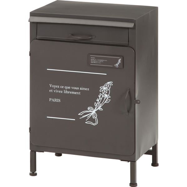 宅配ボックス マーガレット GY グレー 組立式