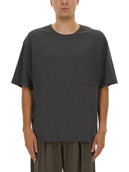 LEMAIRE Men T-Shirts TO1457 LJ1043BK878 Grey