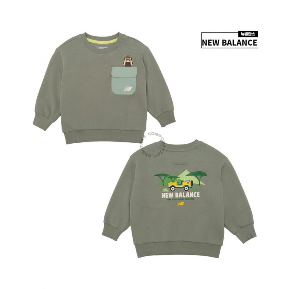 ニューバランスキッズウーブンポケットスウェットシャツ NK9CC1304U-49 7,698円