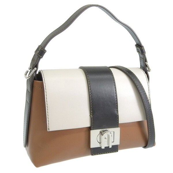 フルラ バッグ レディース 2WAY ショルダーバッグ ハンドバッグ アウトレット レザー ブラウンマルチ シャーロット FURLA CHARLOTTE SHOULDER S WB00550BX018