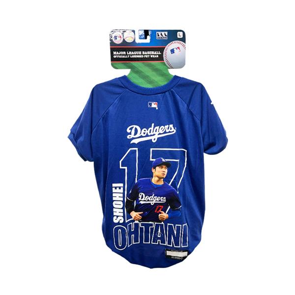MLB公式 ロサンゼルス ドジャース 大谷翔平選手モデル ユニフォーム フォトTシャツ
