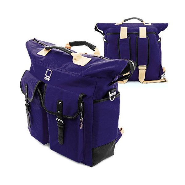 Lencca Mini Phlox Backpack Royal Blue Carry on Bag fits SApple MacBook 12