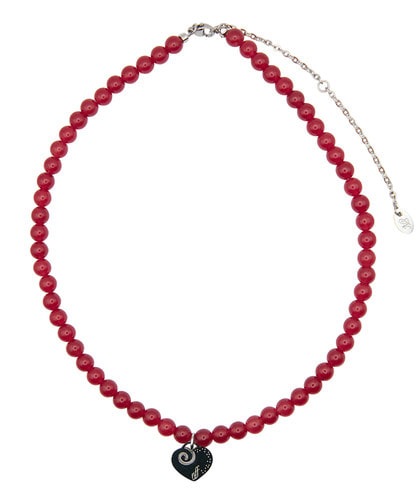 NFF eternal gemstone necklace red エターナルジェムストーンネックレス レッド 韓国アクセサリー 正規品