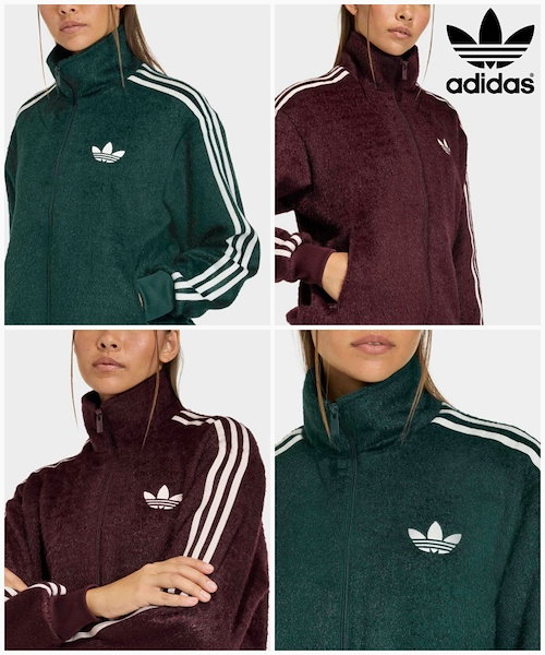 Qoo10 adidas ワッフル トラック ジャケット ミドル