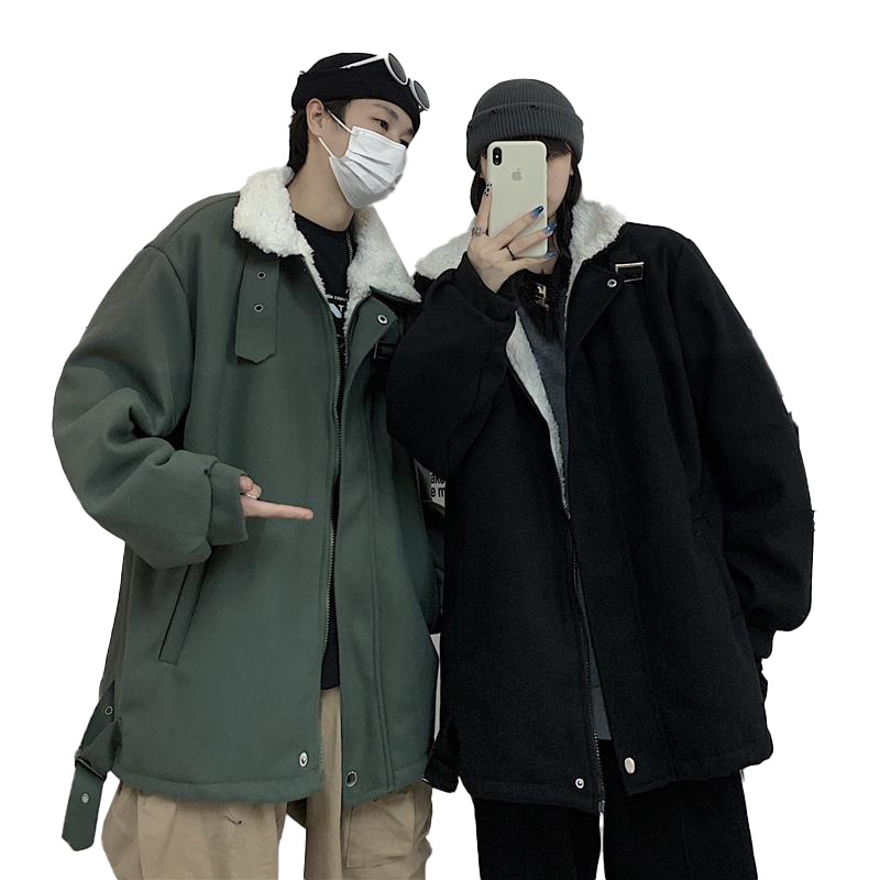 秋冬裏起毛コート カジュアル ボア トレンチコート コート レディースコートムートン防寒