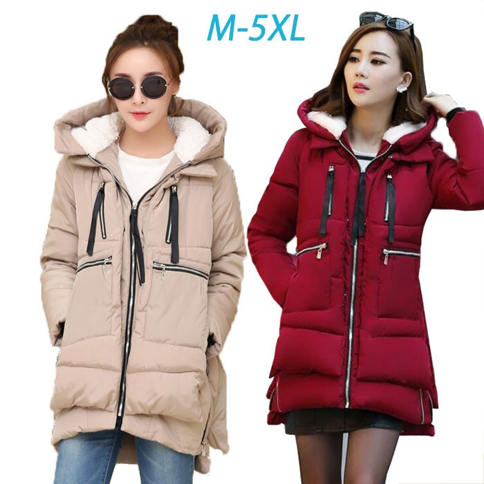 秋冬着物 通勤 スリム 軽量 冬アウター ダウンコート レディース フード付き ロングコート 着痩せ ロング丈 暖かい ダウンジャケット aライン 綿 無地 コート MLXL2XL3XL4XL5XL