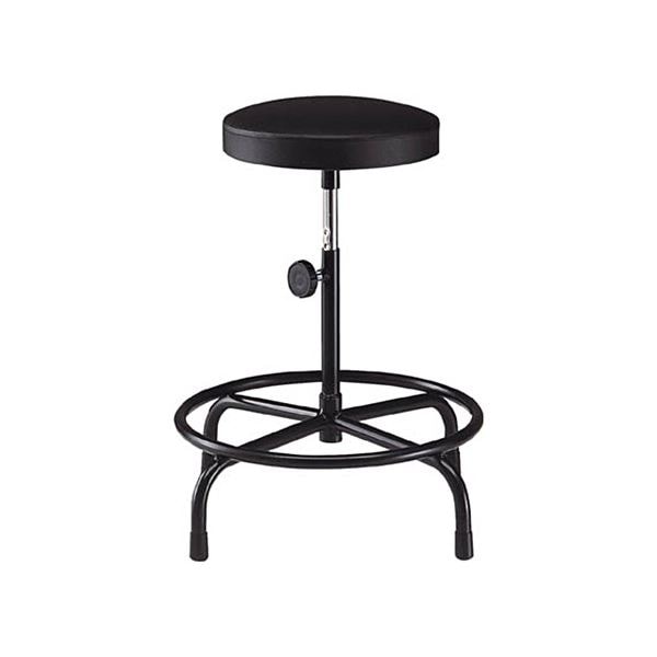 作業用チェア φ315xH500-640mm ブラック NF-25V 1脚 完成品