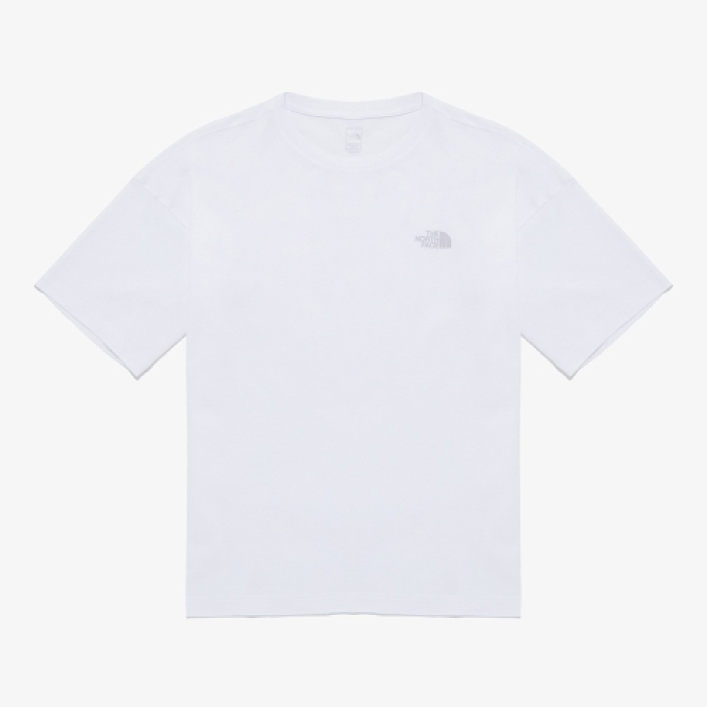 ザ・ノース・フェイス NT7UR41A 女性用ベリアカバーアップ Tシャツ_ホワイト