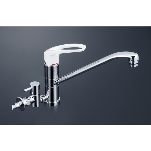 KM5041HTU 流し台混合栓 止水栓付 25,677円