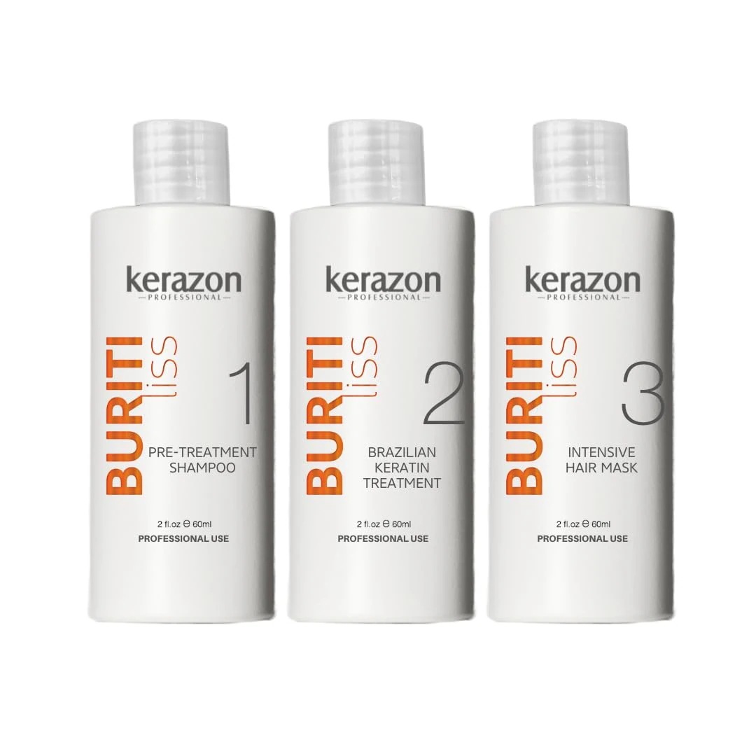 【エクスプレス便】Kerazon Professional Brazilian Keratin Treatment Complex Blowout KERAZON kit 2oz(3pack)