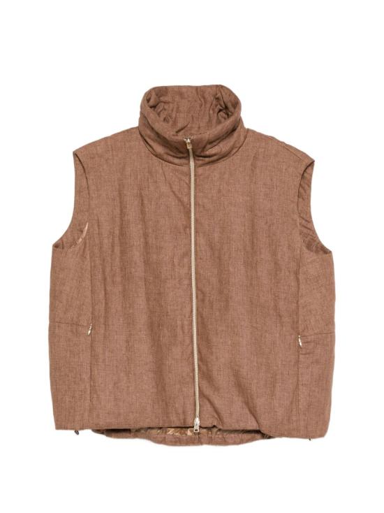 HERNO Women Sweater GI000352D 17105Z2240 Leather Brown