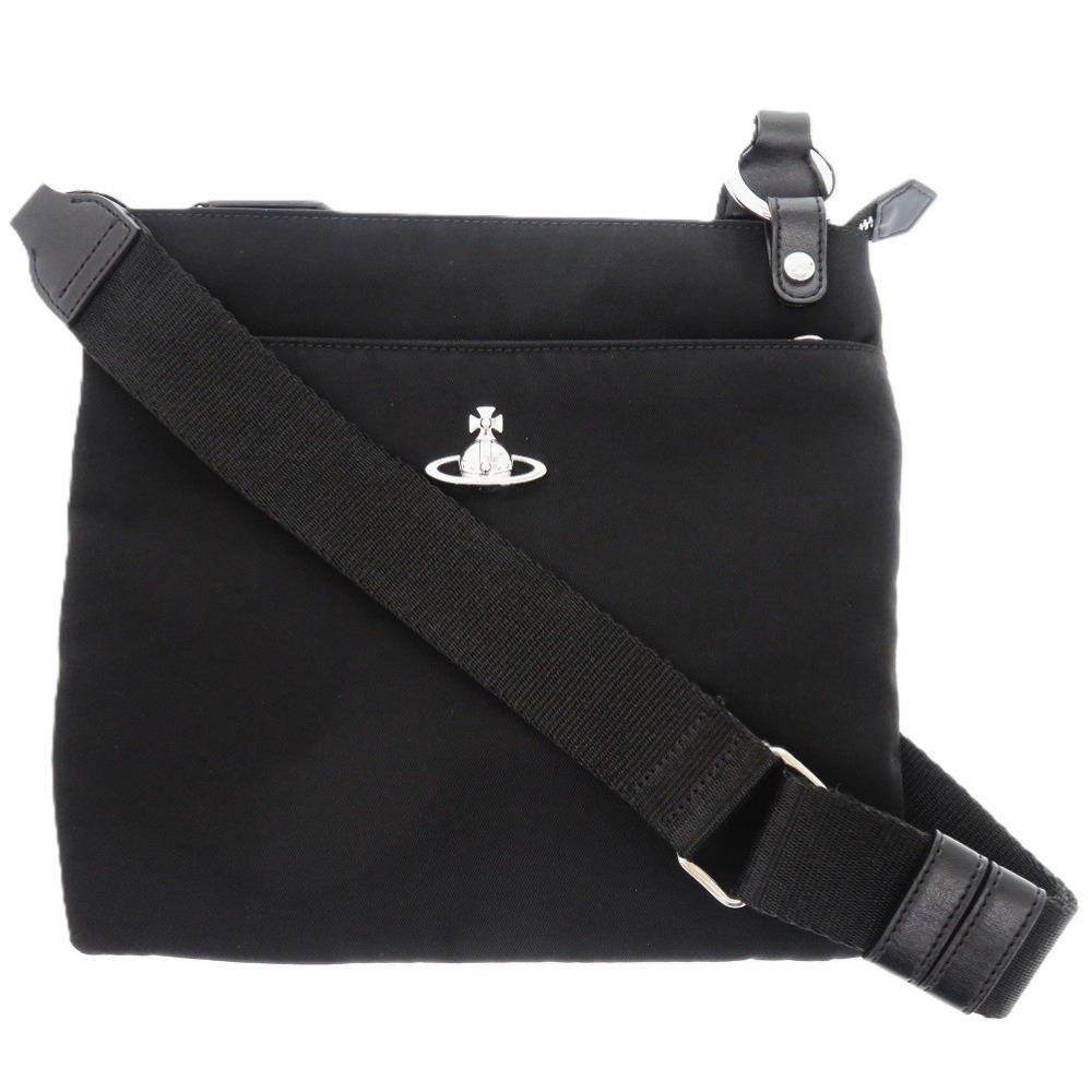 美品 オーヴ ショルダーバッグ ナイロン ブラック 0006【中古】 レディース