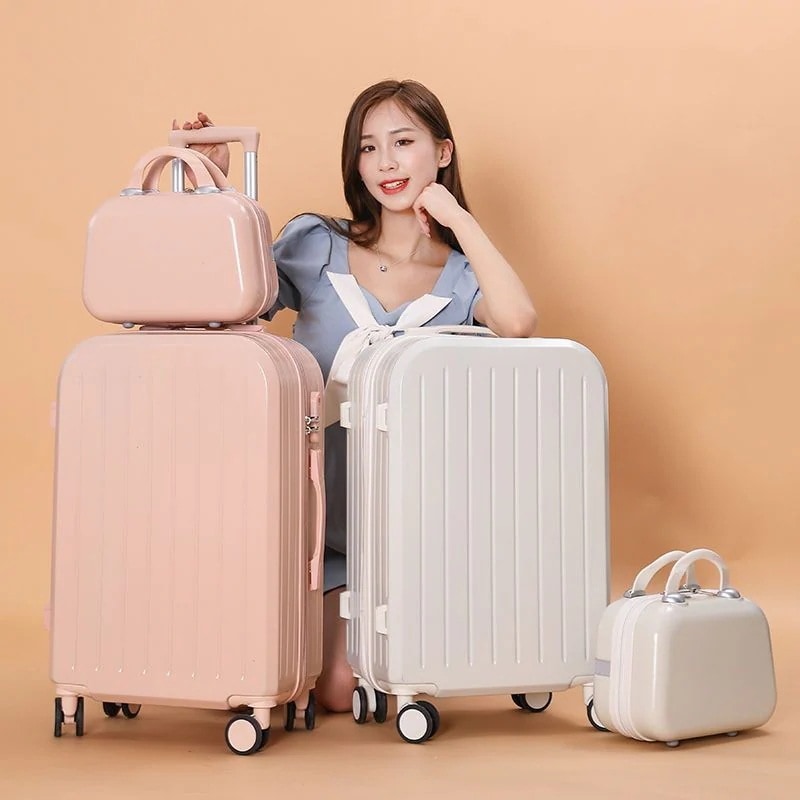 トローリーケース 女性 26 インチ 学生パスワードボックス 24 スーツケース トラベル 潮 小型軽量バッグキャリーバッグ