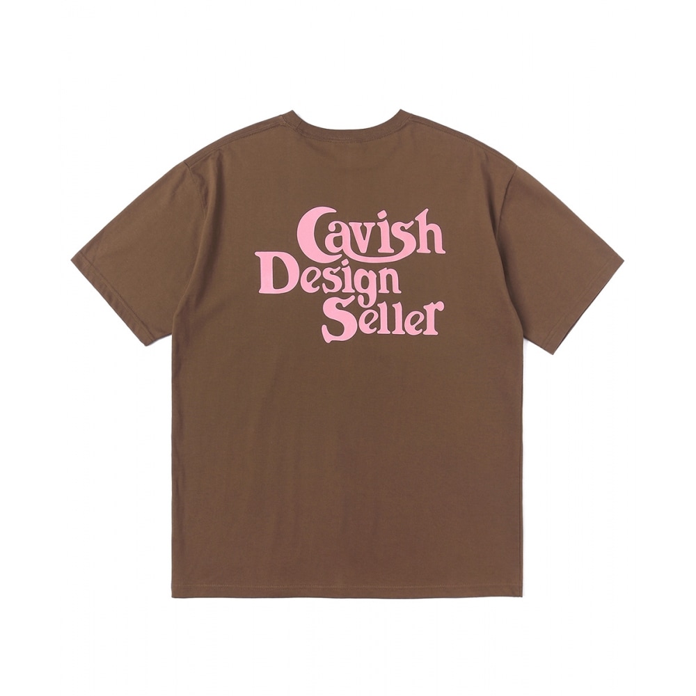 CAVISH セラーロゴ SS TEE ブラウン(CV2BMMT500A)