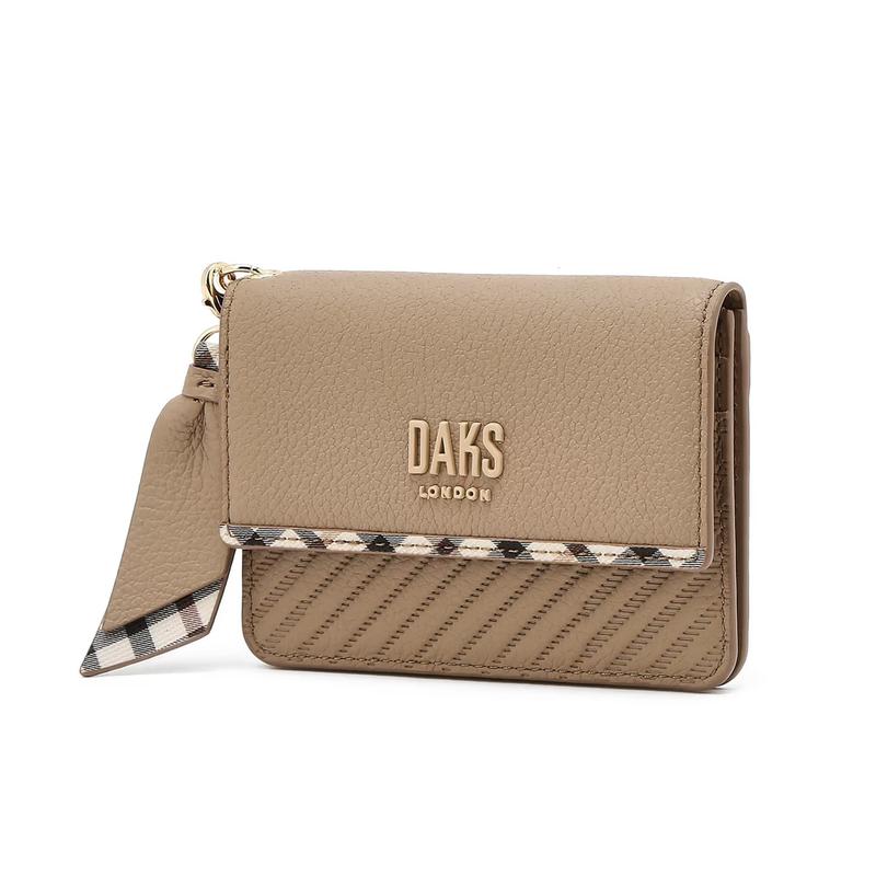 DCHO6E233I2 [BUCKINGHAM] ベージュ牛革カード入れ