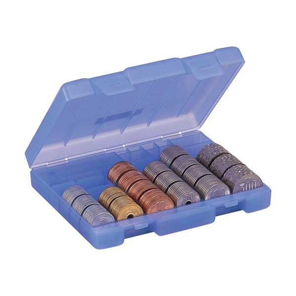 (まとめ) オープン工業 コインケース各硬貨50枚収容 M-650 1個 (×30セット)