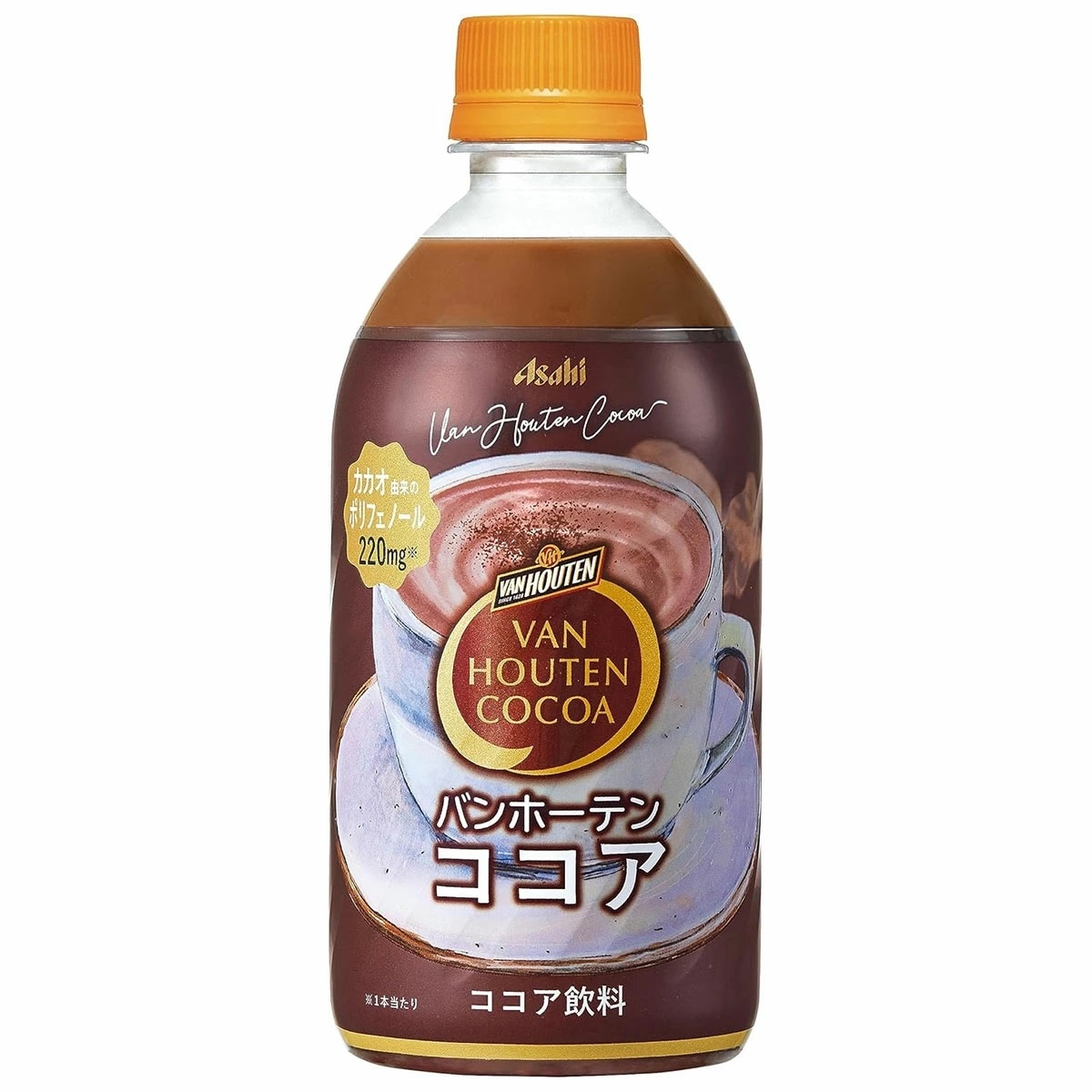 【送料無料】アサヒ飲料 バンホーテン ココア PET 470ml×2ケース/48本