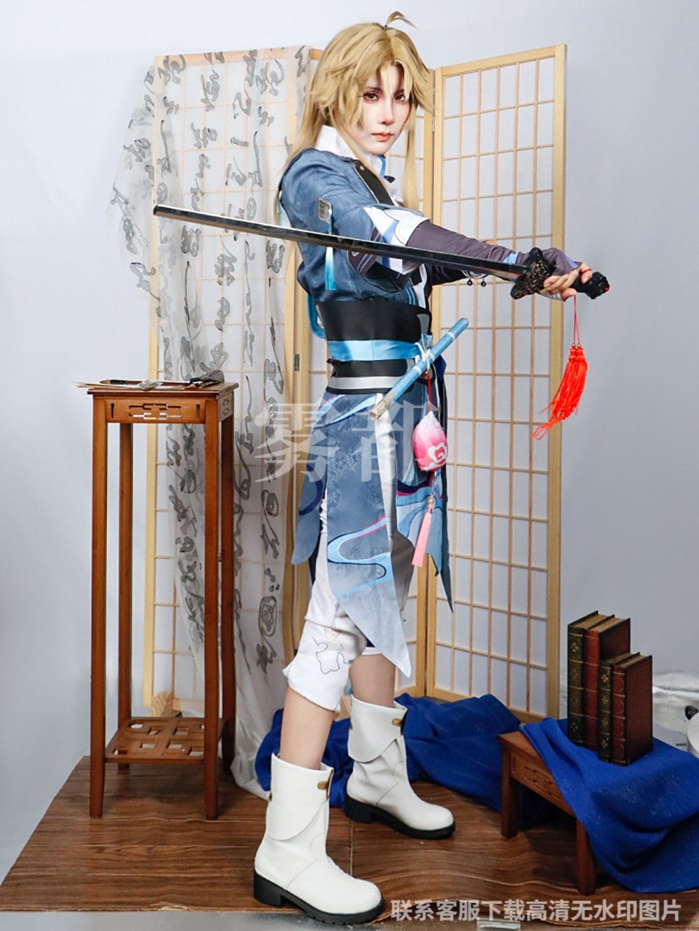 彦卿 (ゲンキョウ）崩壊 スターレイル Yanqing コスプレ セットアップ Honkai Star Rail 彦卿