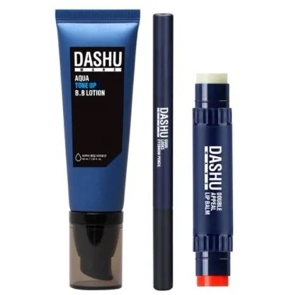 DASHU ダッシュ メンズ グルーミング 3点セット ビビローション + アイブロウ + リップバーム