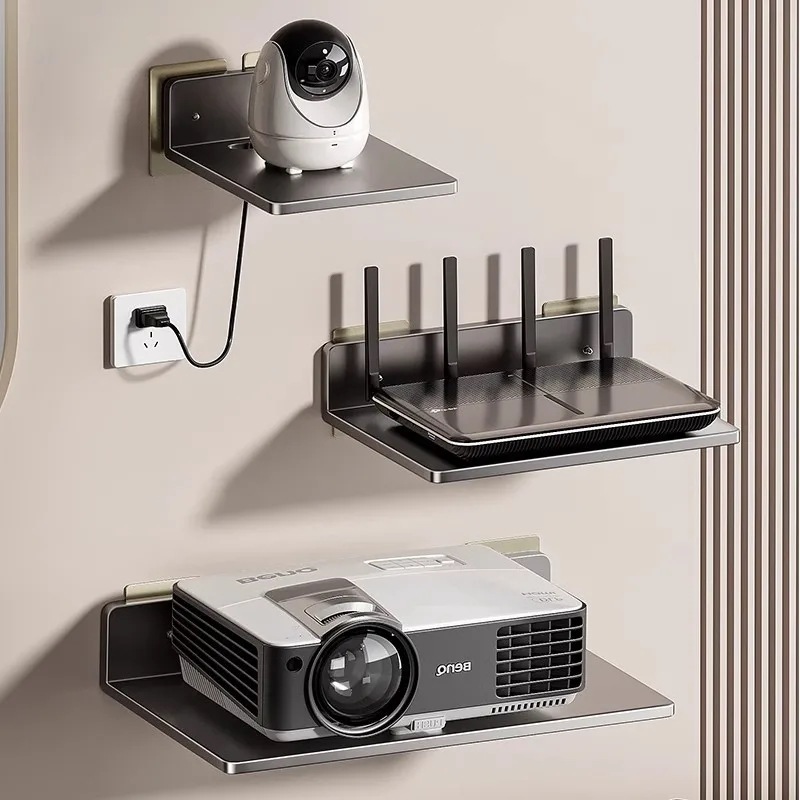 ルーター用ストレージボックス,TVセットトップボックス,プロジェクタースタンド,ウォールホルダー,雑貨,DVDプレーヤー,棚