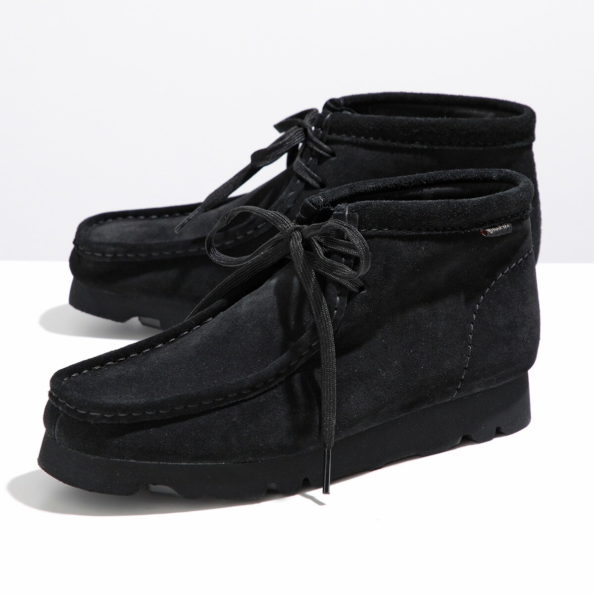 Clarks クラークス モカシン 26179260 WallabeeBT GTX ワラビーブーツ ゴアテックス レディース Vibram ビブラムソール GORE-TEX スウェード 靴 Black