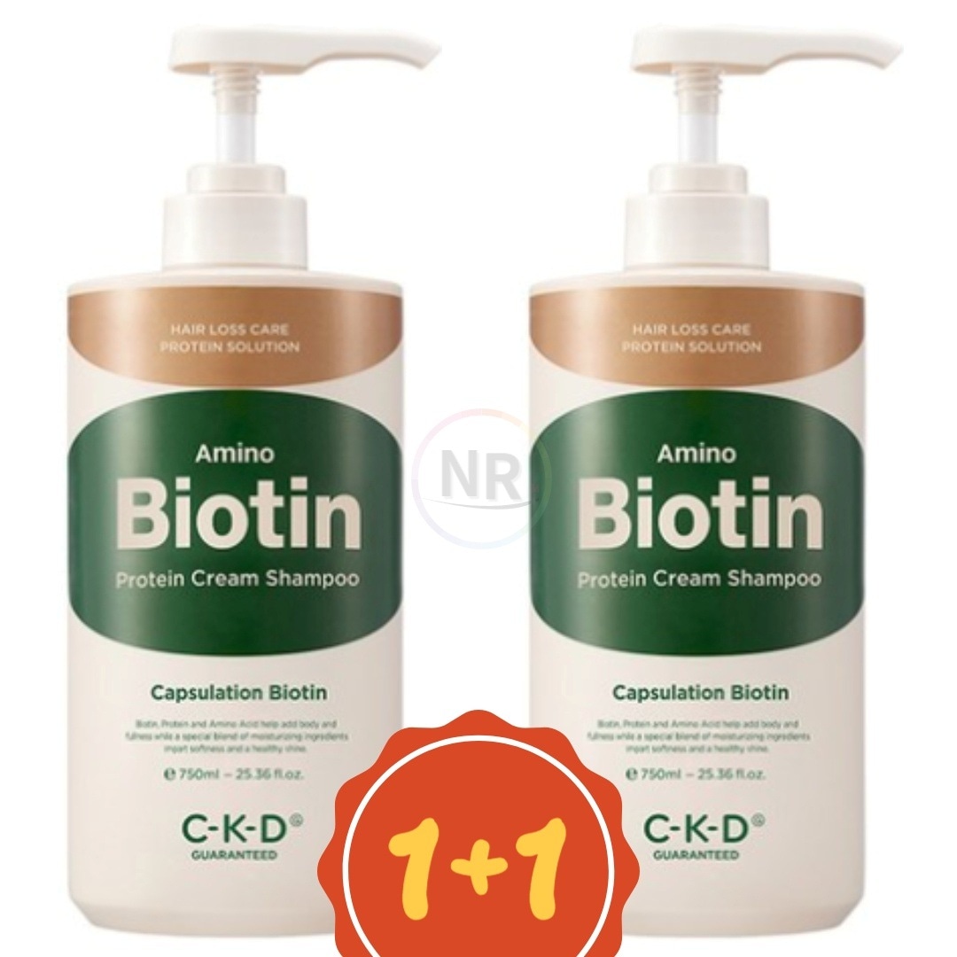 (1+1) アミノビオチンたんぱく質クリームシャンプー, 750ml