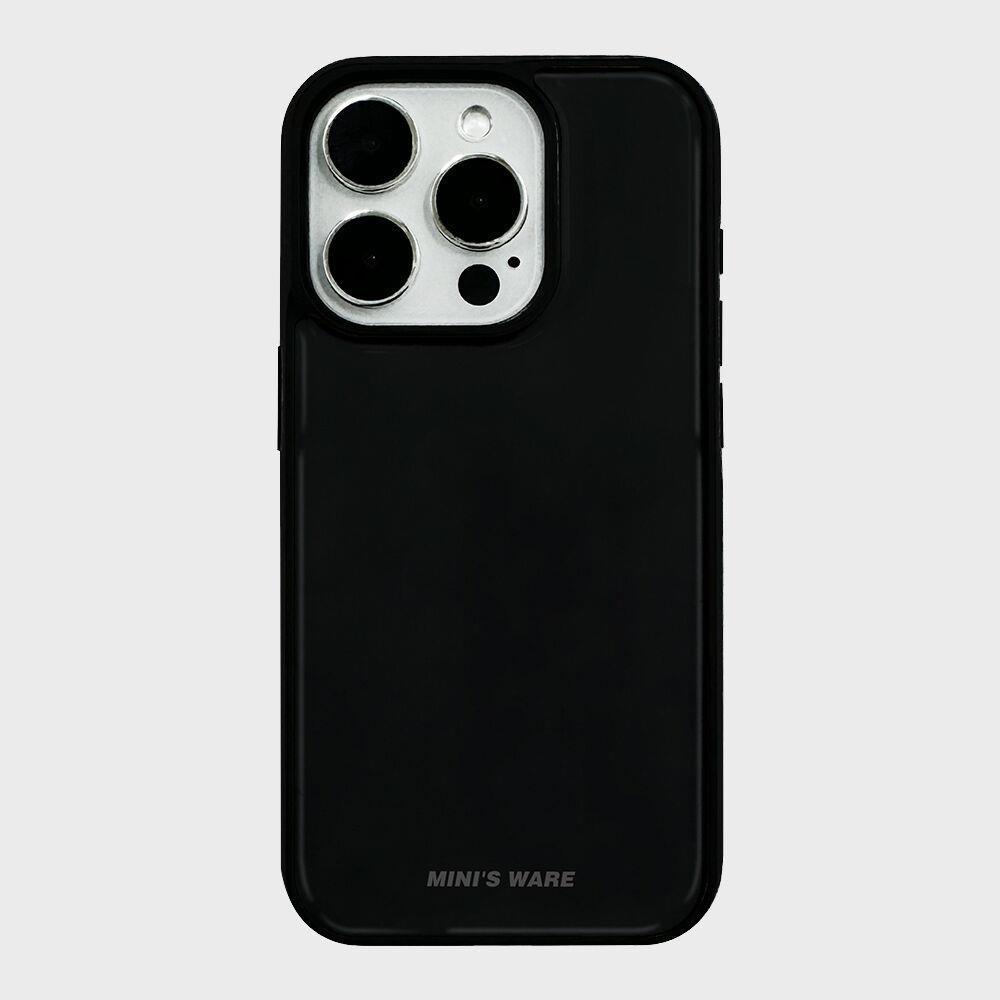 mini s ware Slick tone Epoxy Case_Vanta black