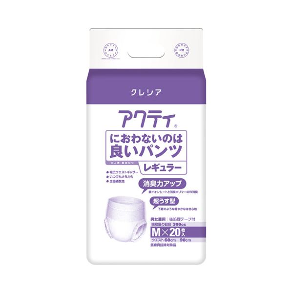 （まとめ） 日本製紙クレシア アクティ 良いパンツレギュラー M20枚(×2セット)