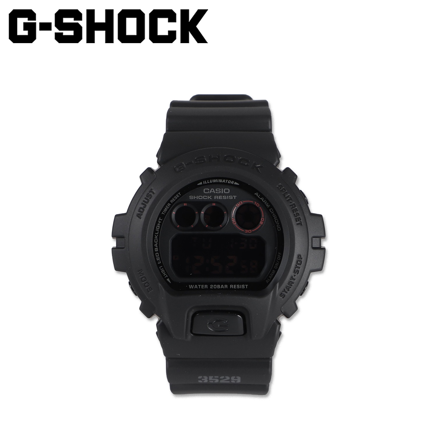 G-SHOCK 6900 SERIES 腕時計 DW-6900UMS-1JF メンズ レディース ブラック 黒