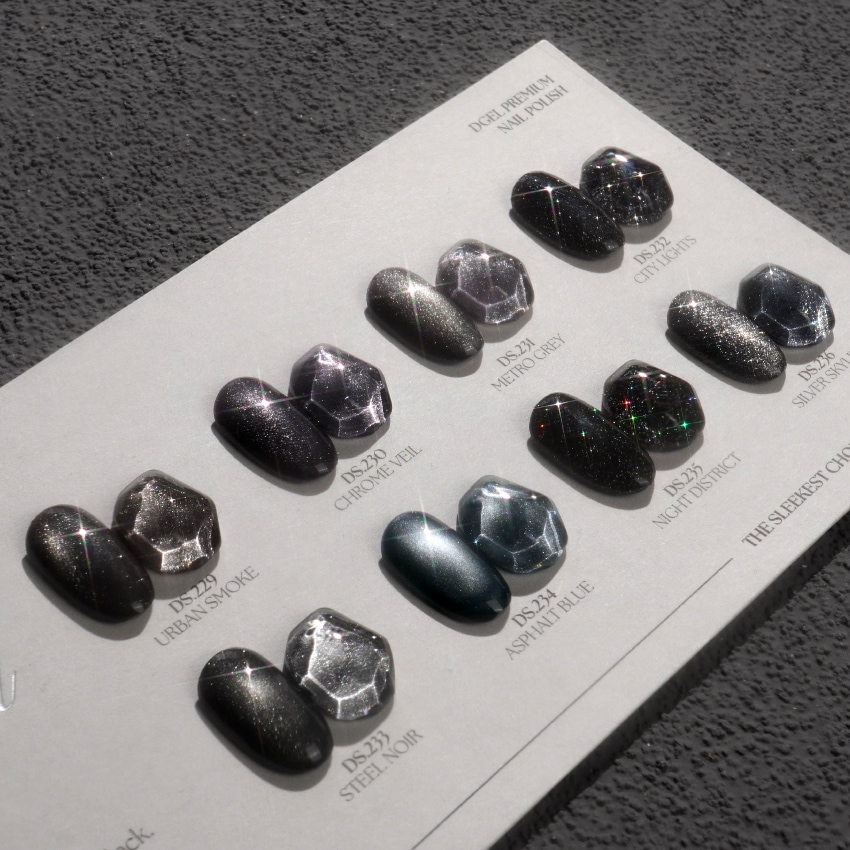 [セット] DGEL シグネチャー ブラックラベル 8種 マグネットジェル テクスチャジェル マグネットジェル シロップジェル グリッタージェル セルフネイル