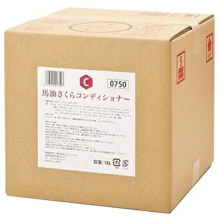 フェニックス　馬油さくらコンディショナー　18L　QB【取り寄せ商品・即納不可】