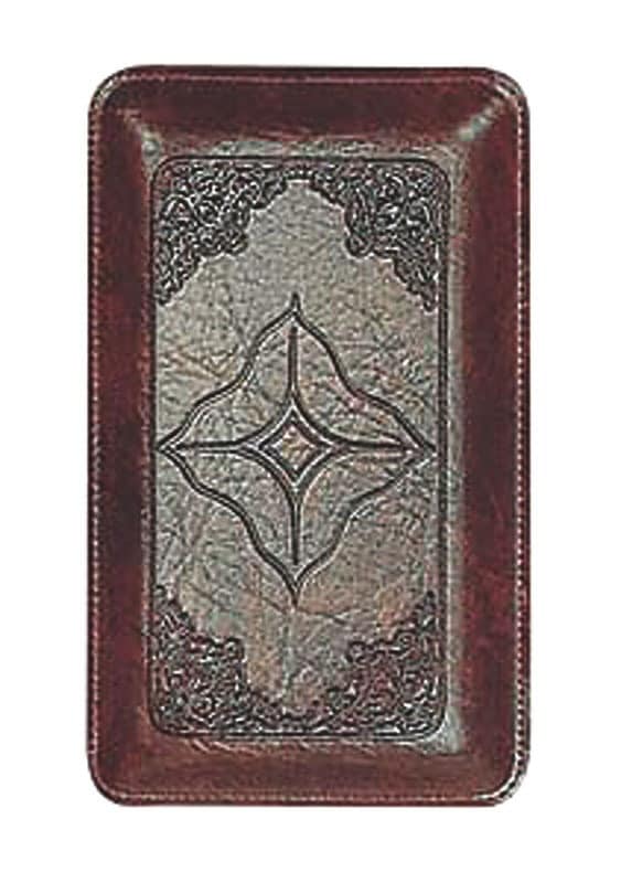 （まとめ買い）シンビ T-1 合皮キャッシュトレイ 茶 [x3]