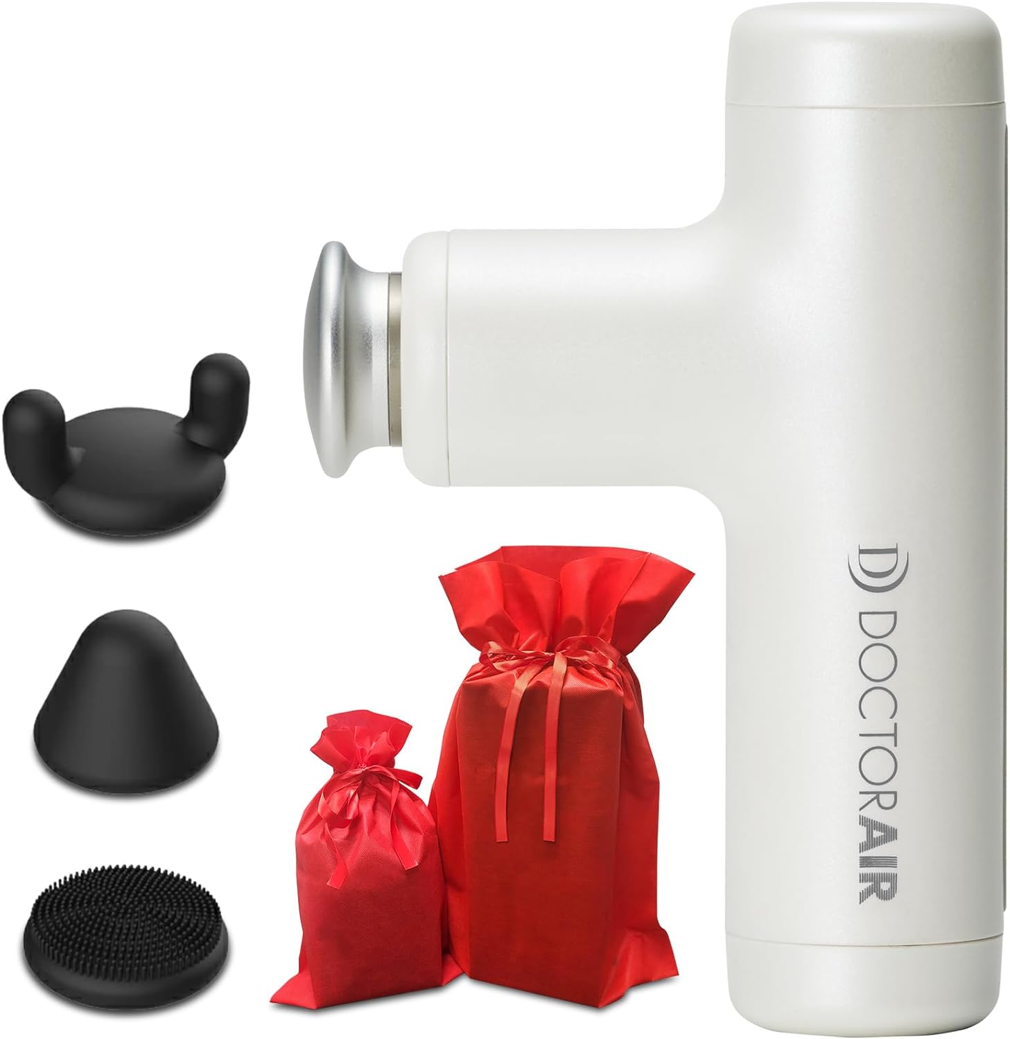 ドクターエア 公式ストア エクサガンハイパー REG-04 (ギフトラッピング付) 米倉涼子 愛用 (軽量 コードレス) コンパクト 充電式/アタッチメント 筋膜リリース フェイスケア/母の日 父の日