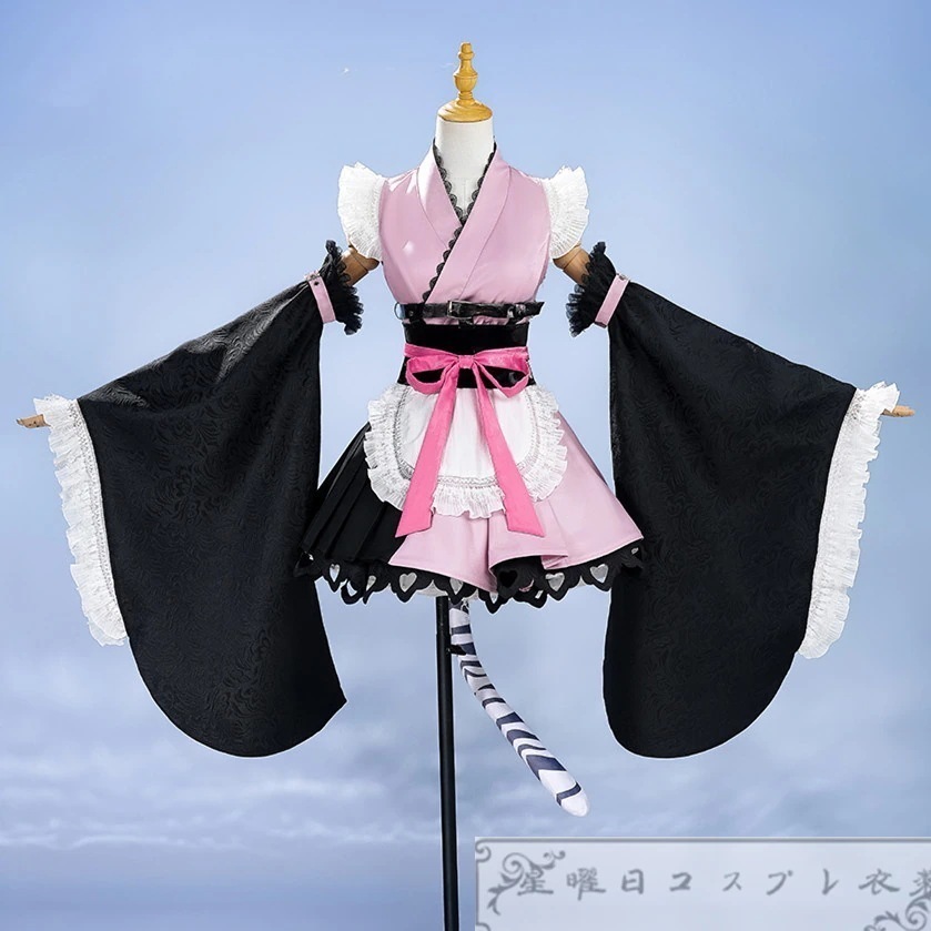 【期間限定】超かぐや姫！駒沢 乃依 コスプレ衣装 コスチューム 尻尾と耳付き品質良い 店舗お勧め