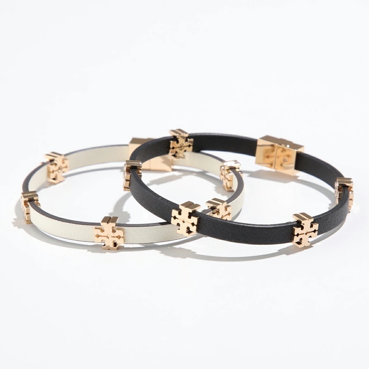 TORY BURCH トリーバーチ ブレスレット ELEANOR BIO エレノア バイオ 160150 レディース レザー ダブルT アクセサリー カラー2色 12,923円