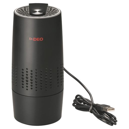 カーメイト(CARMATE) DR.DEO ドクターデオプレミアム 空気清浄機 脱臭機 車用 除菌 消臭 ウイルス 花粉除去 安定化二酸化塩素 サーキュレーションシステム DD300