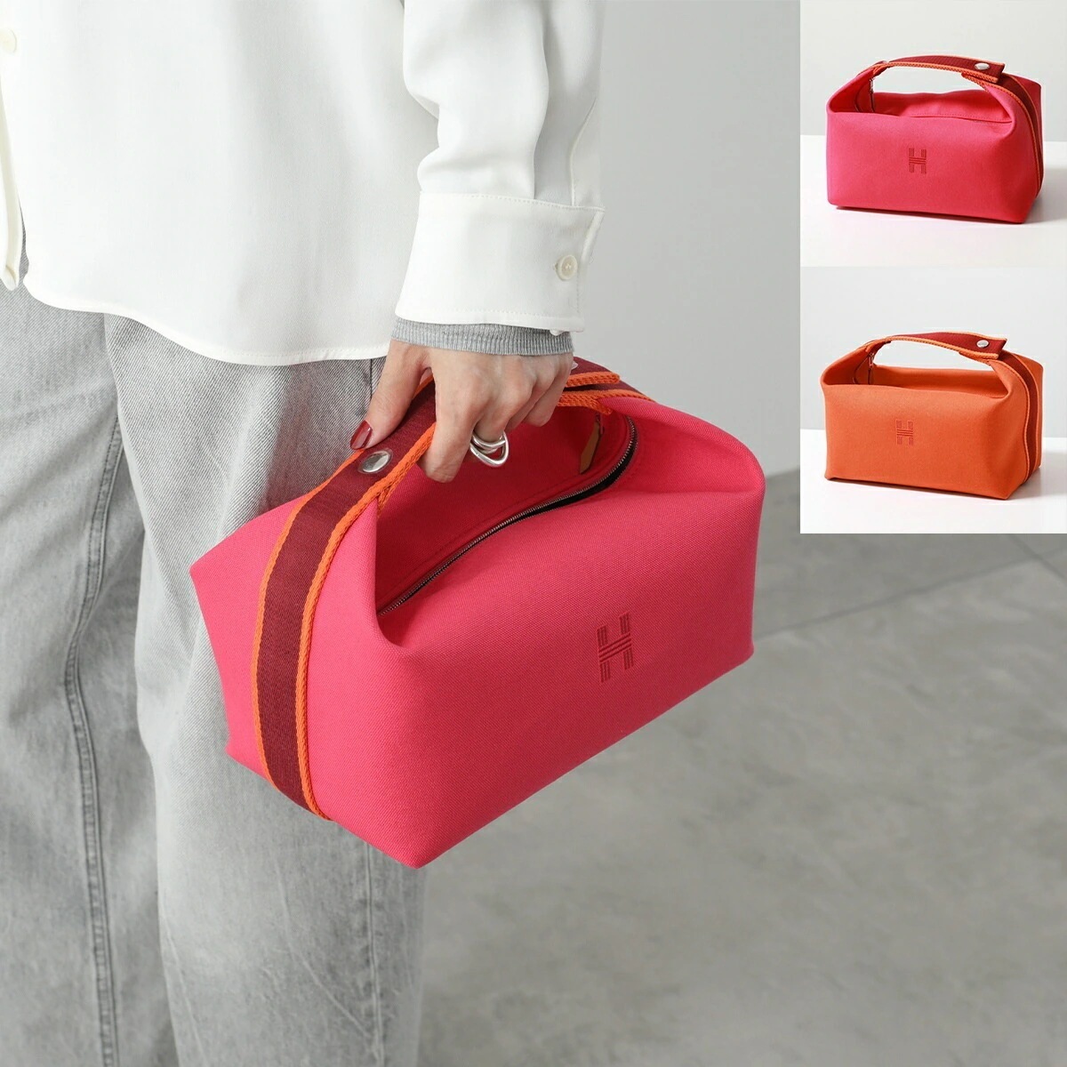 HERMES エルメス ハンドバッグ BRIDE A BRAC GM ブリッド ア ブラック H104223M H103223M レディース トワルH Hロゴ SV 鞄 カラー3色