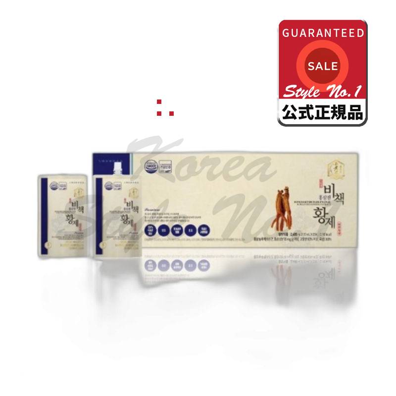 大東高麗三紅参陣男の健康と活力のための秘策皇帝120ml×20包1箱