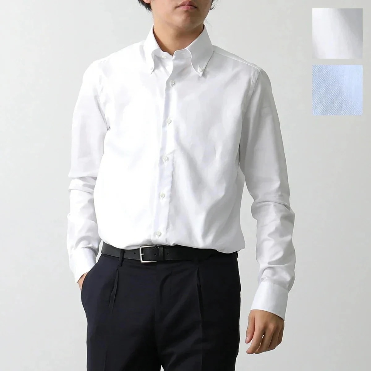 LUIGI BORRELLI ルイジ ボレッリ シャツ PS30060/EV GABLE ゲーブル メンズ コットン オックスフォード ボタンダウン 長袖 カラ 23,947円