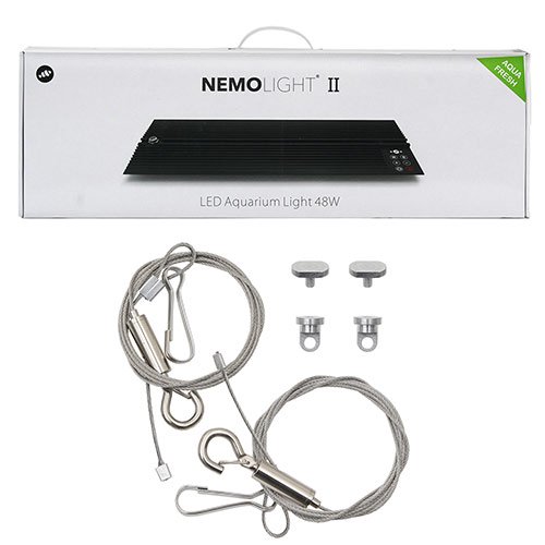 マーフィード　ＮＥＭＯ　ＬＩＧＨＴ　２　アクアフレッシュ　４８Ｗ　淡水用＋吊り下げワイヤーセット　４５ー６０ｃｍ水槽　ライト　照明　ＣＲＣ10―15―10―70―10