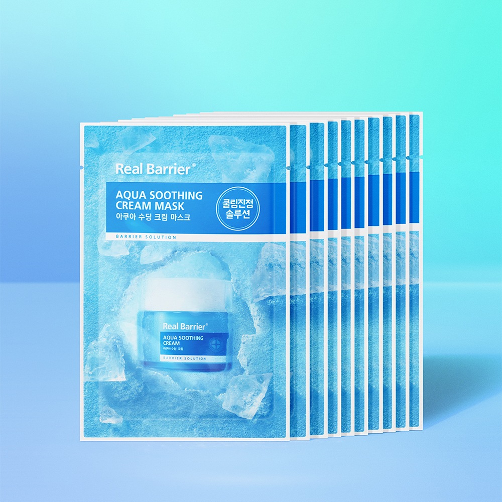 [リアルバリア]アクアスーディングクリームマスク10枚