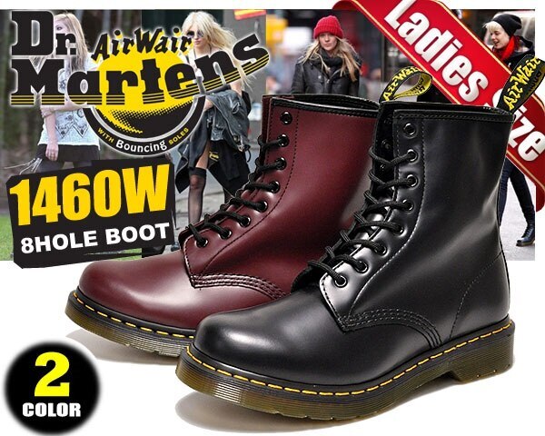 8ホール ブーツ レディース 8HOLE BOOT 1460W SMOOTH