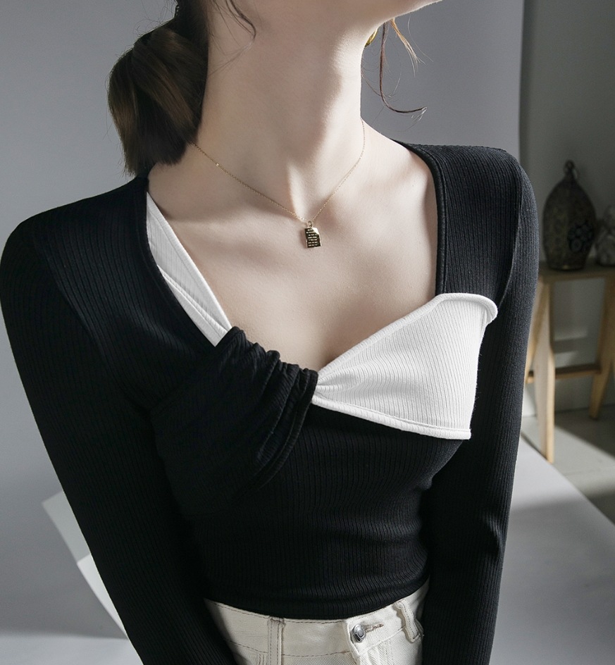 トップス デート カットソー 長袖 リボン 可愛い きれいめ 上品 おしゃれ かっこいい 可愛い ラブリー キュート ガーリー クール モード系 セクシー エレガント 存在感 フォーマル