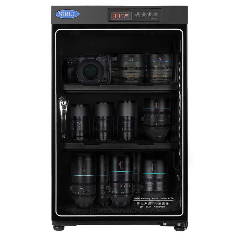 SIRUI　防湿庫(70) HCシリーズ電子防湿庫　HC70-JP